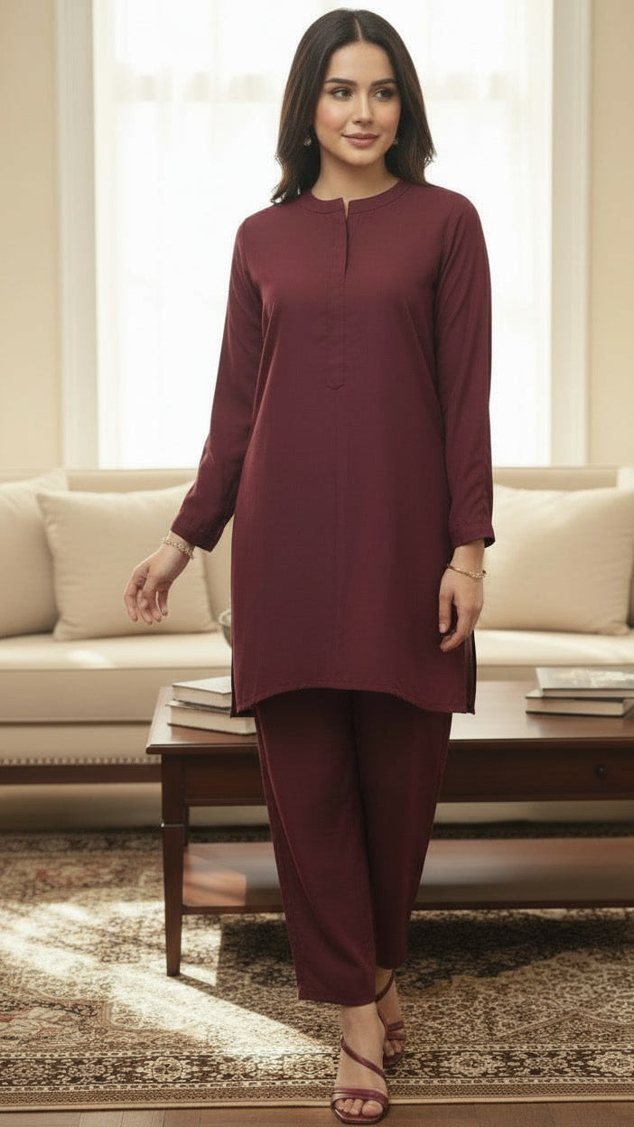 MAROON CO-ORD SET